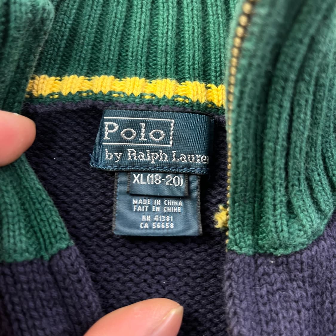 95 폴로랄프로렌 빅포니 니트 풀집업 상품이미지3