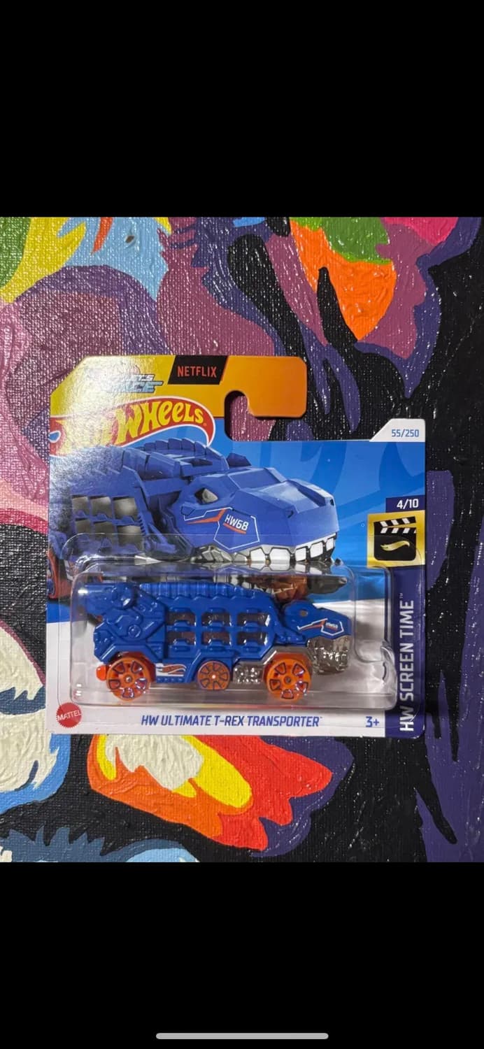 미개봉) 티렉스 트랜스포터 넷플릭스 콜라보 한정 다이캐스트 인테리어 소품 상품이미지1