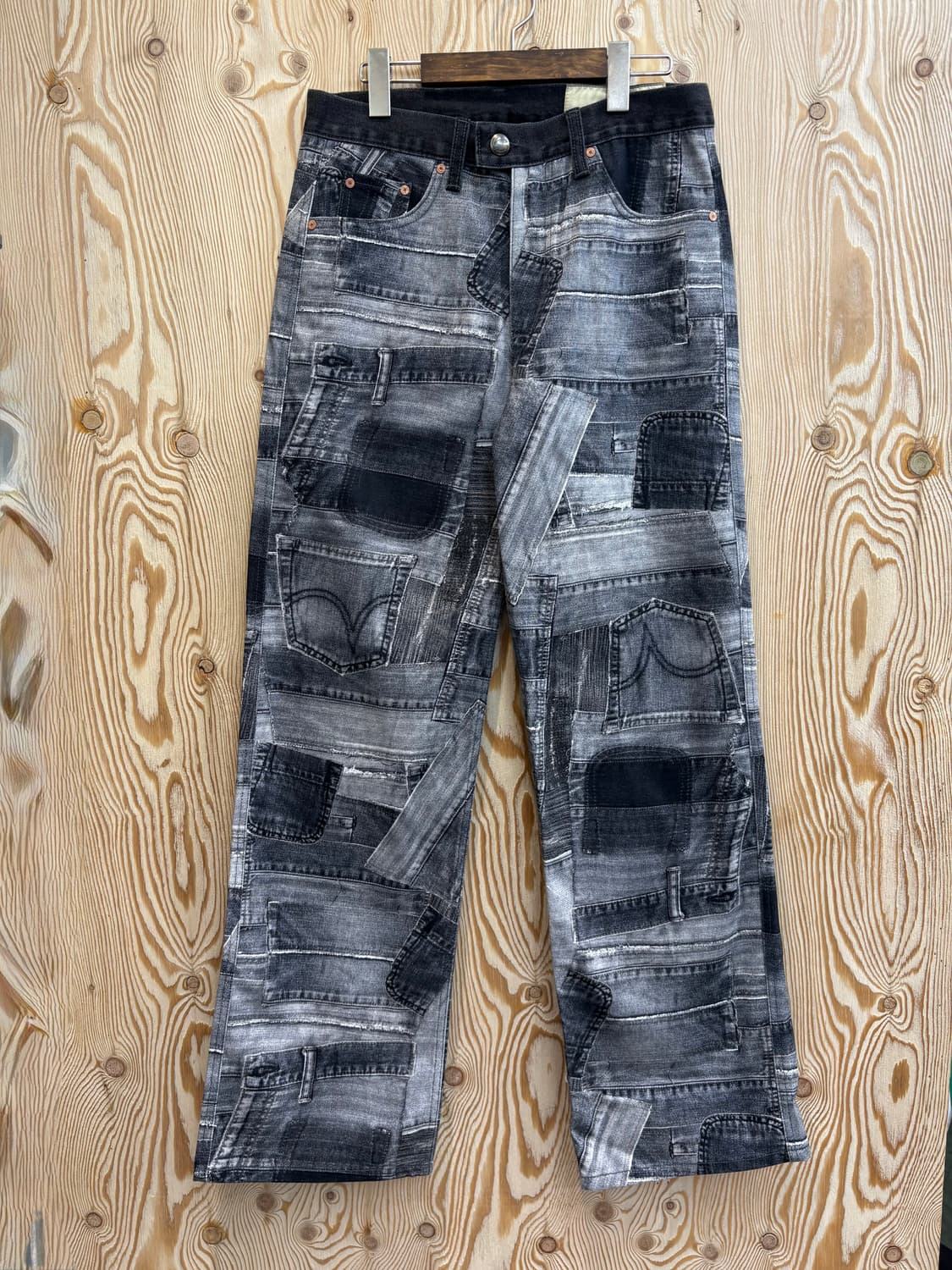 앤더슨벨 BRNO 패치워크 데님 팬츠 상품이미지1