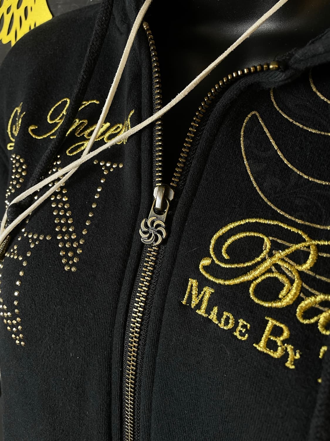 BANANA SEVEN 바나나세븐 블랙 골드 펑크 후드집업 상품이미지9