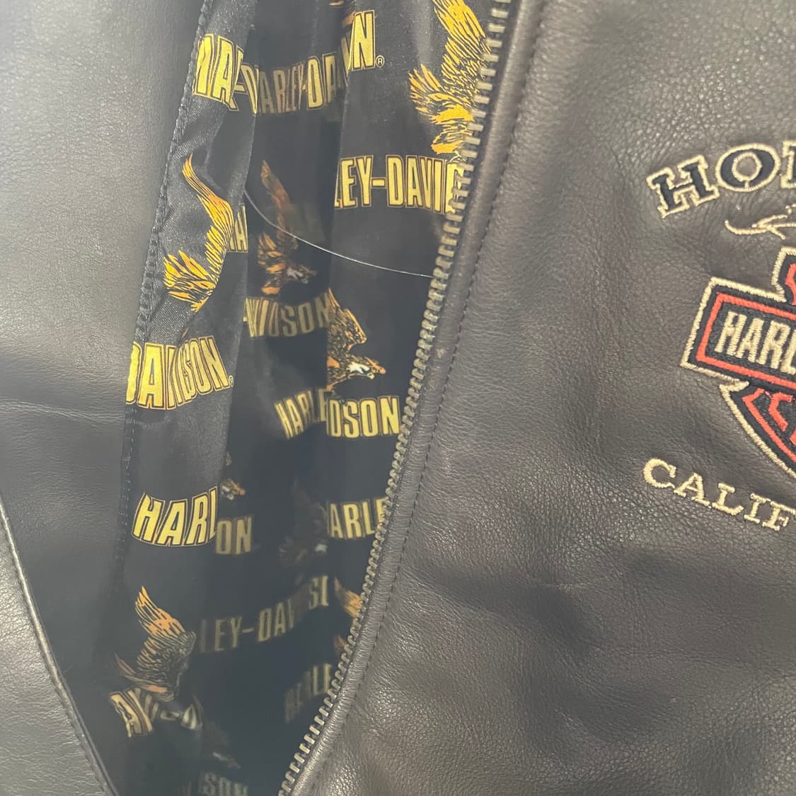 할리데이비슨 가죽 봄버자켓 상품이미지6