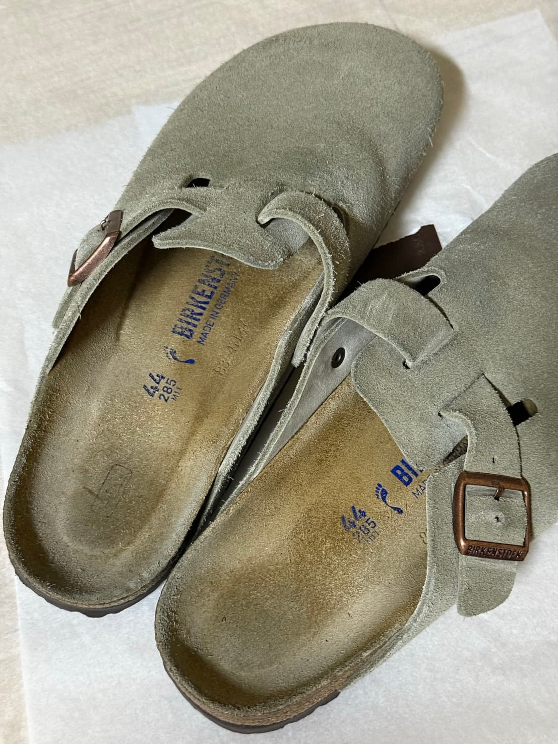 버켄스탁 보스턴 토프 샌들 슬리퍼 - 내로우 44 상품이미지4