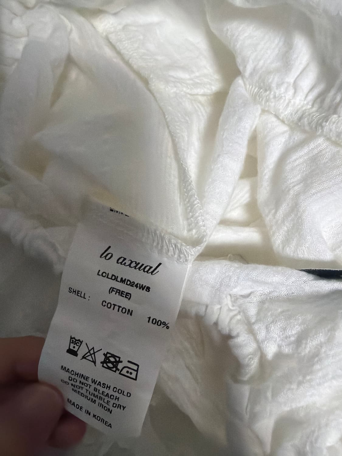 로액슈얼 COTTON DOUBLE LACE BUSTIER DRESS원피스 상품이미지2