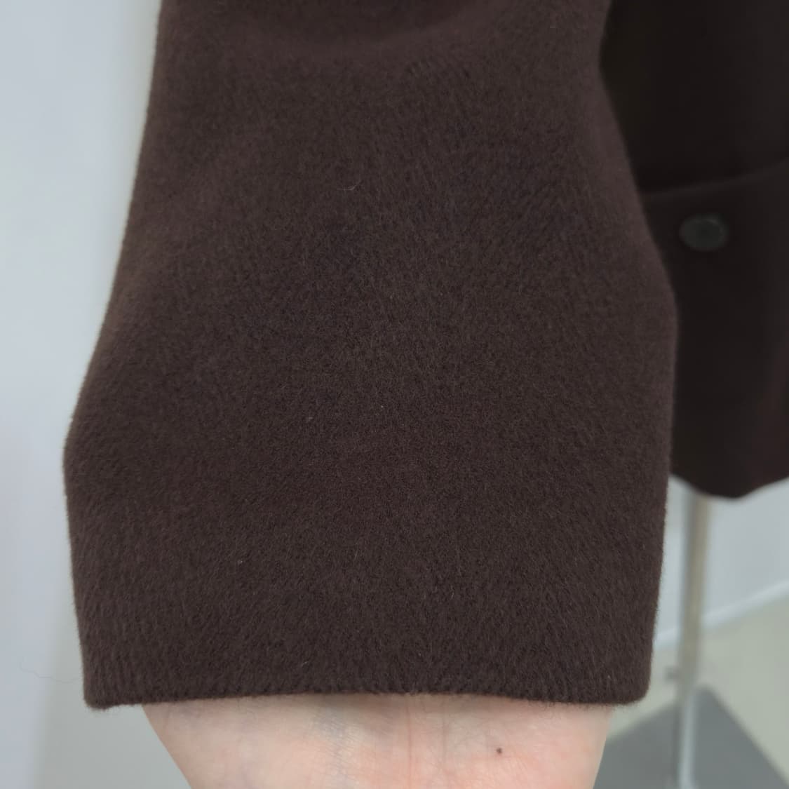 울100% 클래식 브라운 오버핏 코트 상품이미지4