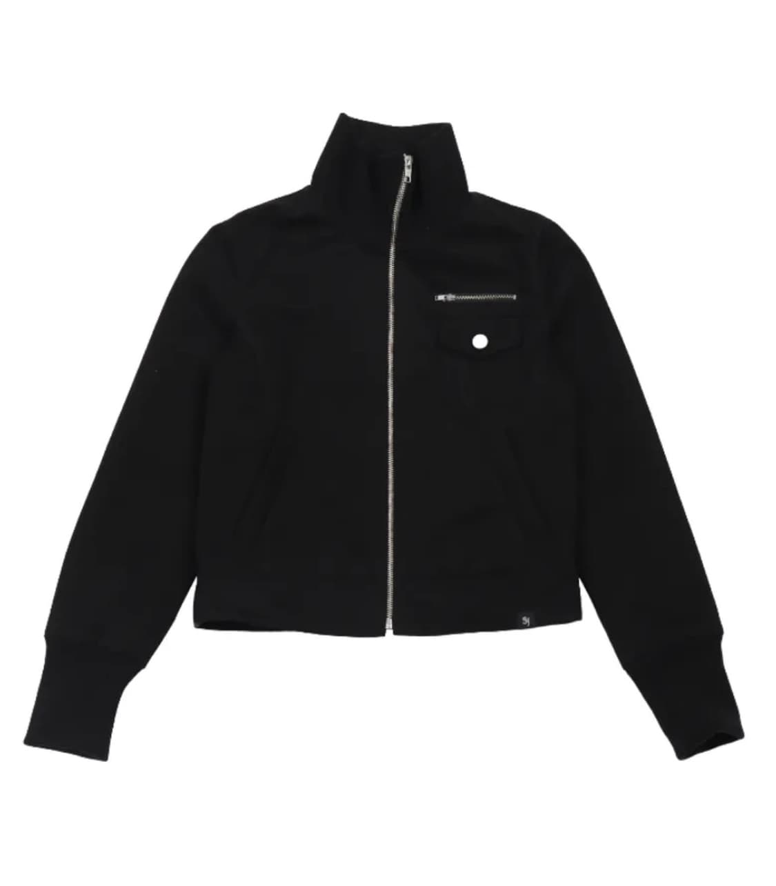 HIGHNECK SLIM COTTON JUMPER BLACK 상품이미지1