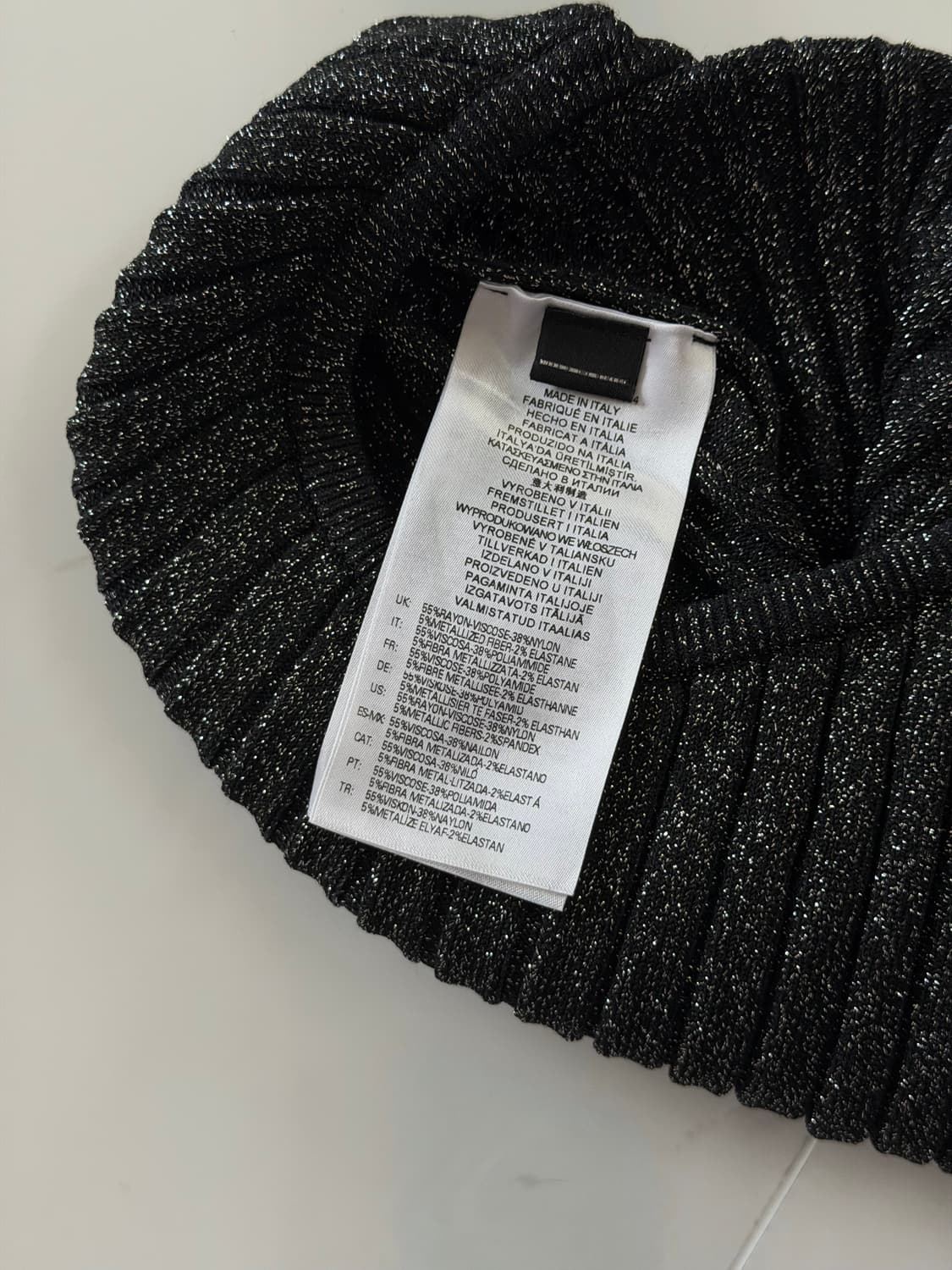 디젤 클락스빌 루렉스 블랙 탱크탑 M 상품이미지4