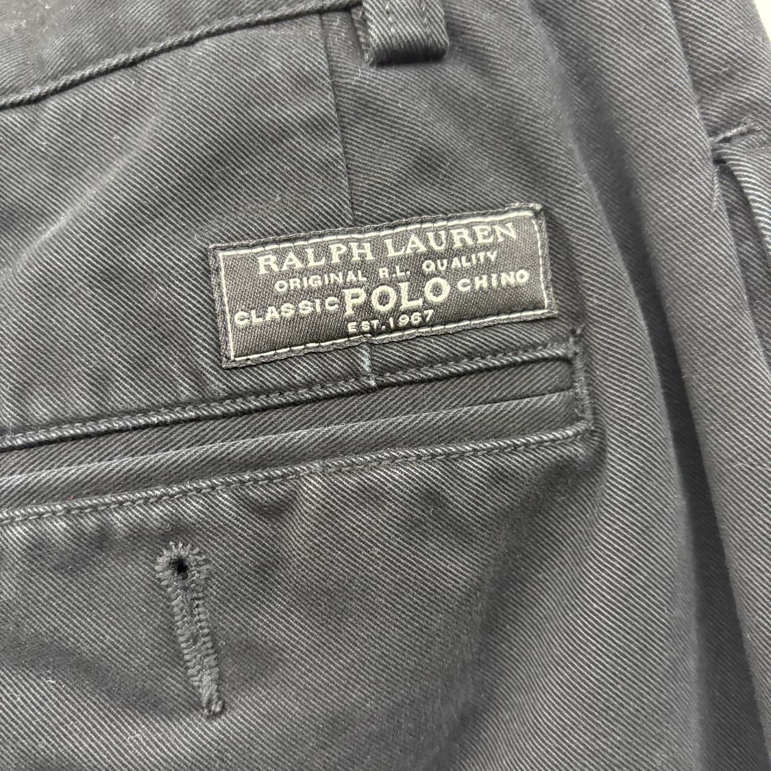 폴로 랄프로렌 블랙 면바지 30in 상품이미지5