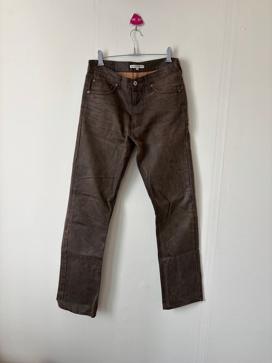 Surface Edition (LEATHER PANTS BROWN) 상품이미지4