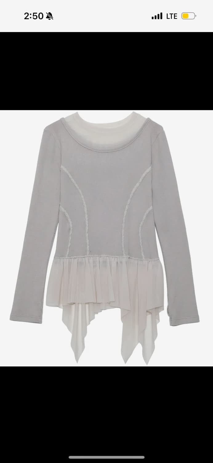 플레어업 레이스 롱슬리브 상품이미지2