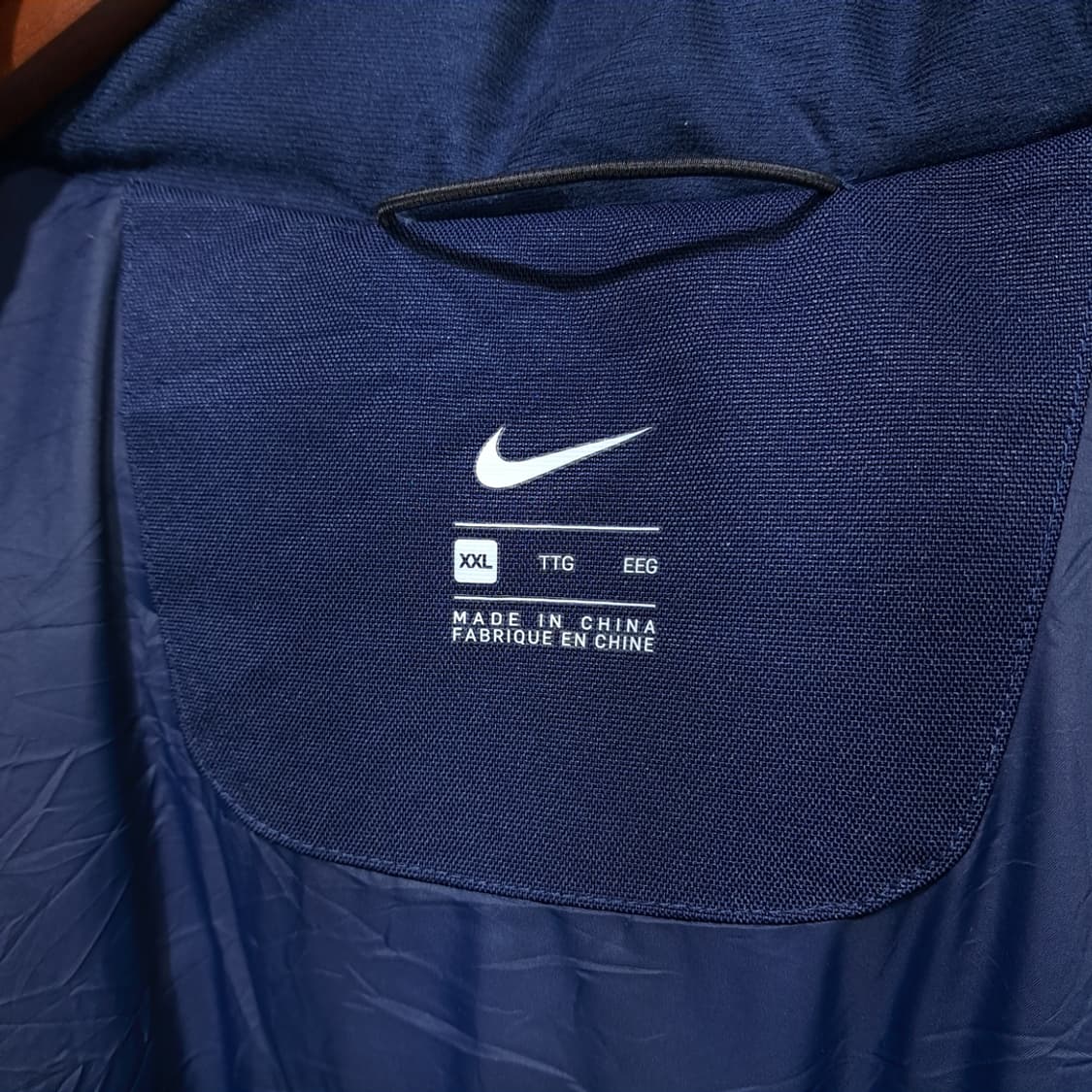 CN891 2XL 나이키 팀 이슈 풋볼 네이비 덕다운 파카 상품이미지5
