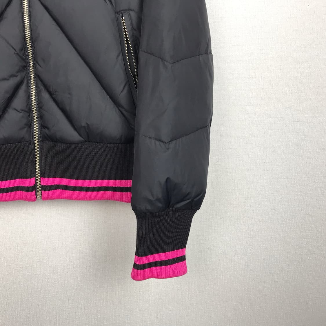 푸마 Y2K 핑크 덕다운 패딩 점퍼 여성M (95) 상품이미지5