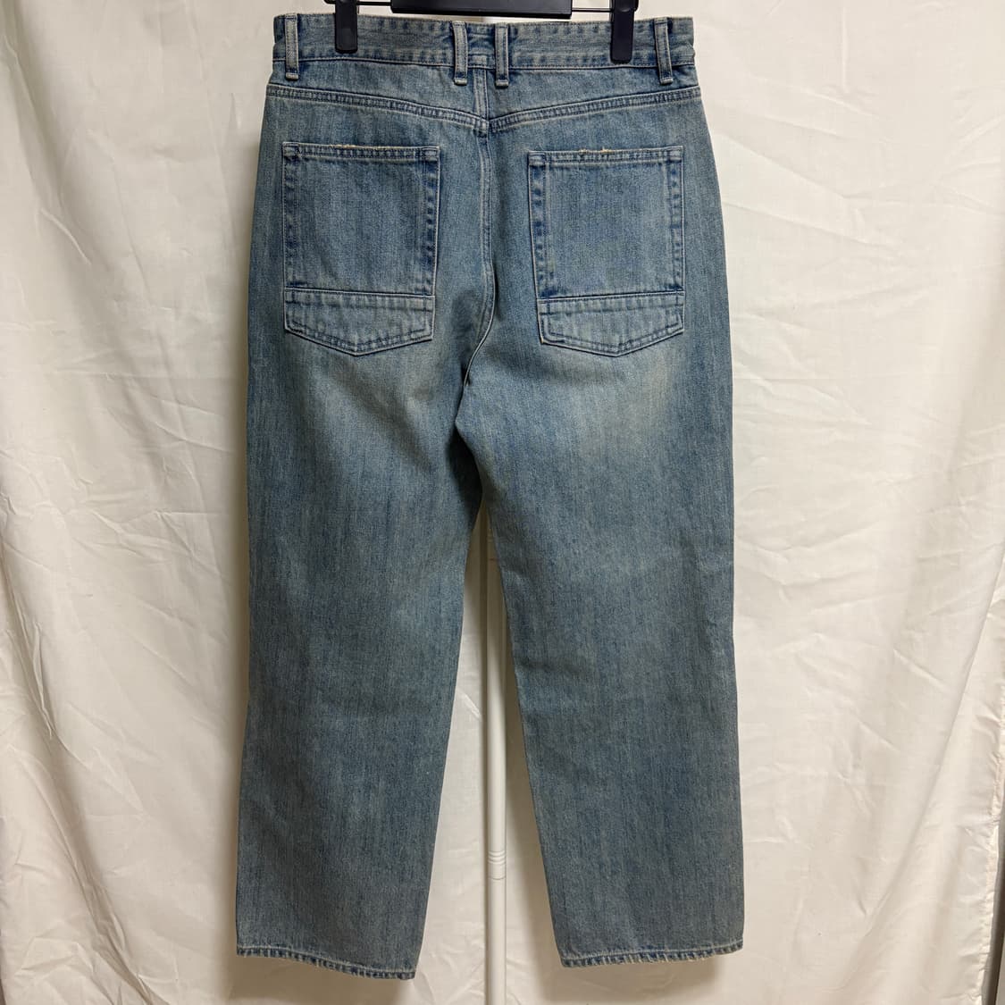 러프사이드 드레이프 데님팬츠 / 라이트블루, 1(29~30) 상품이미지6