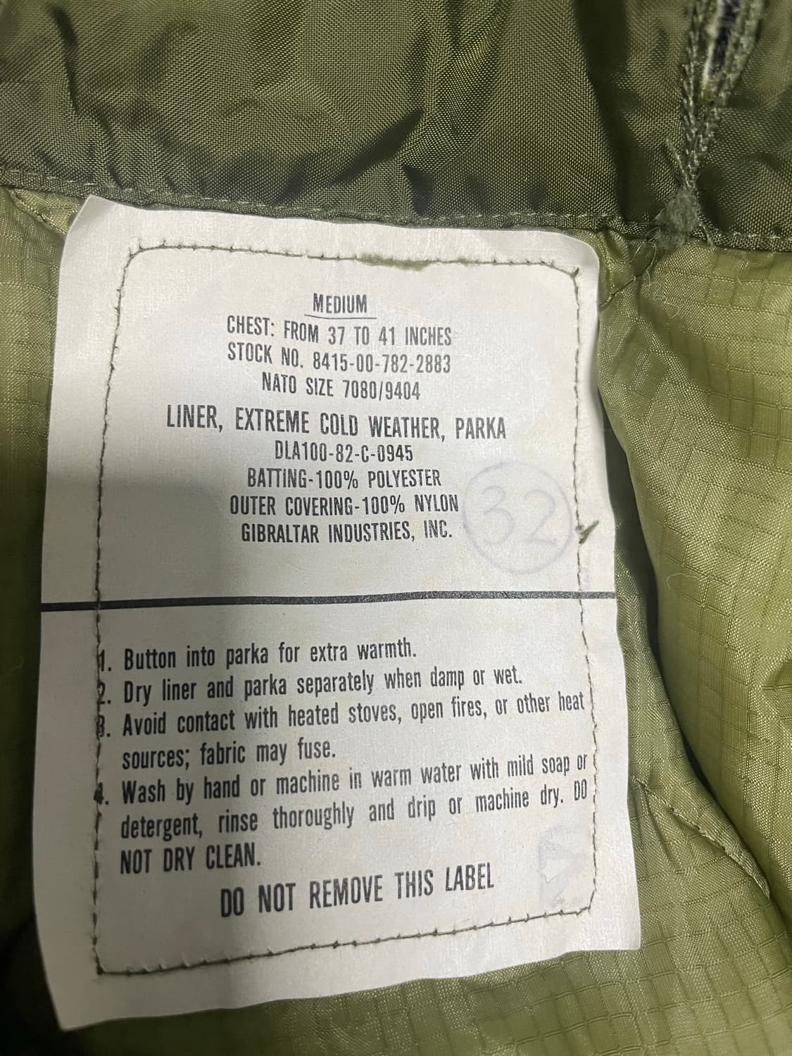 m65 og 오리지널 피쉬테일 민트급 미디움 세트 상품이미지5