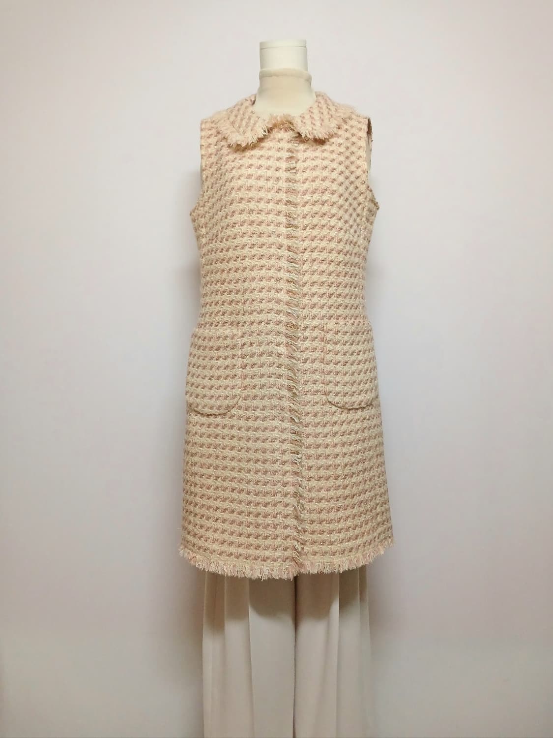 [정품]막스마라 MaxMara 트위드 롱 베스트 상품이미지3