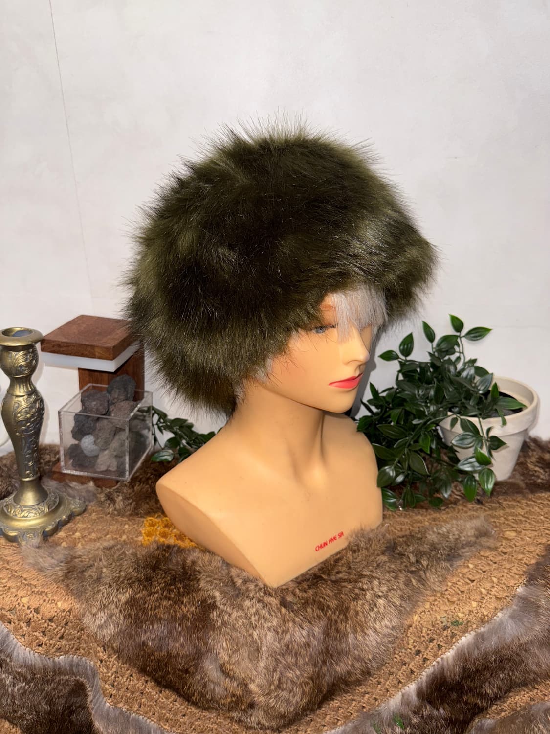 Mixed khaki olive eskimo hat 상품이미지3