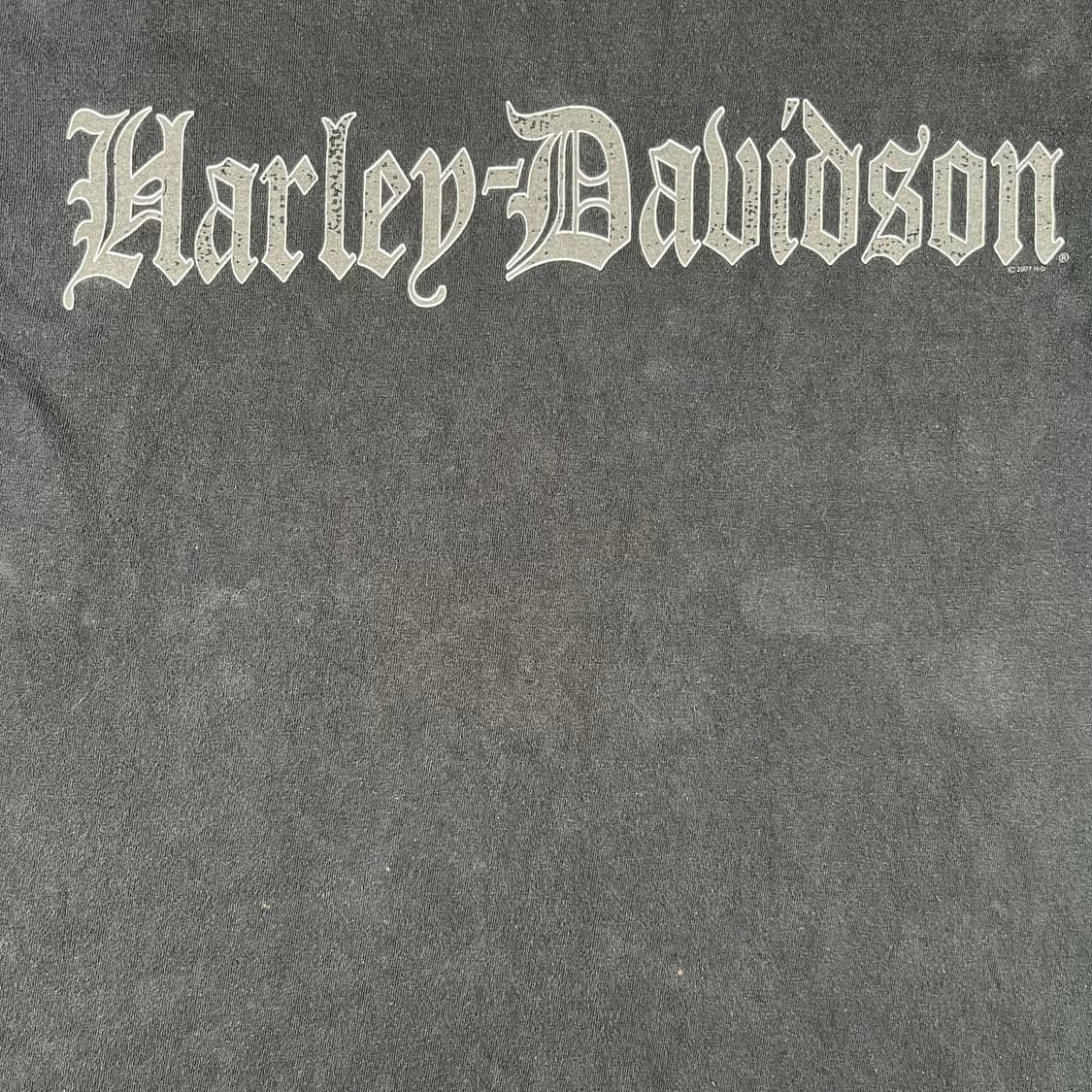 빈티지 할리데이비슨 디플로마체 로고 플레임 롱슬리브 상품이미지4