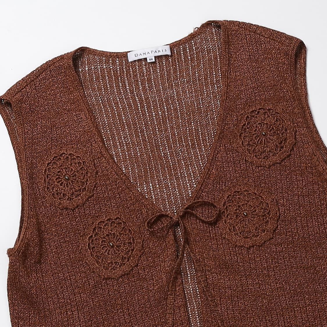 JPN Vintage 펀칭 니트 베스트 상품이미지2