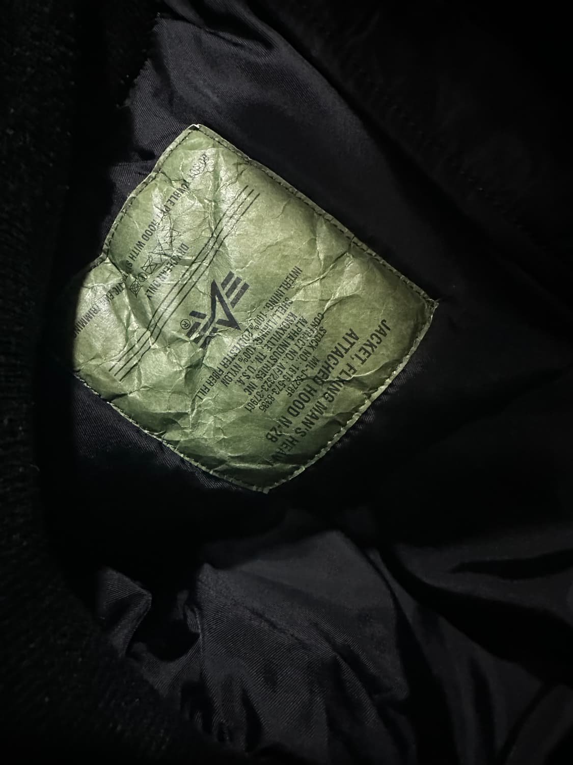 알파인더스트리 n2b 밀리터리점퍼 100-105 상품이미지5