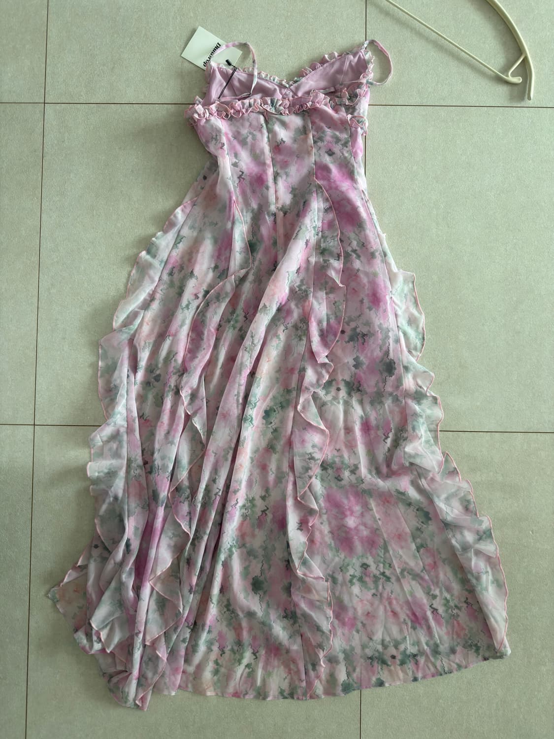 Dundrop floral chiffon ruffled dress 상품이미지2