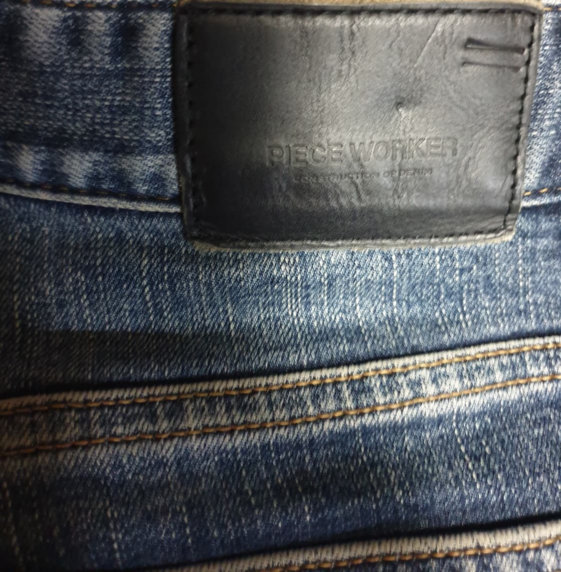 피스워커 스톤워커 DS 뉴크롭 슬림 스판 컷팅 데님팬츠 (31) 상품이미지5