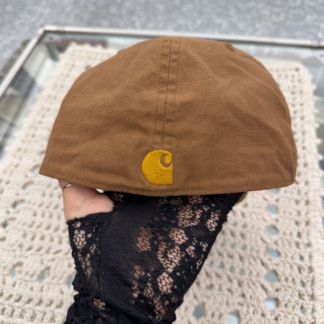 칼하트 빈티지 캐주얼 캔버스 해밀턴 브라운 볼캡 C12646 상품이미지4