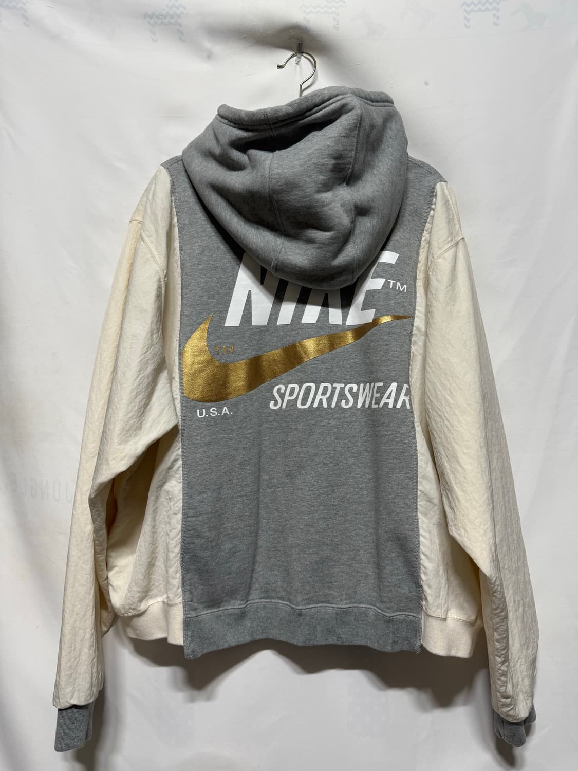 L 나이키 BRS 다크그레이 헤더 후드티 상품이미지2
