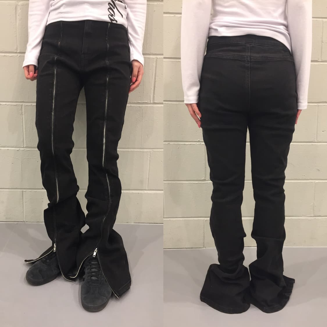 FOREVER 21 부츠컷 지퍼 데님 상품이미지1