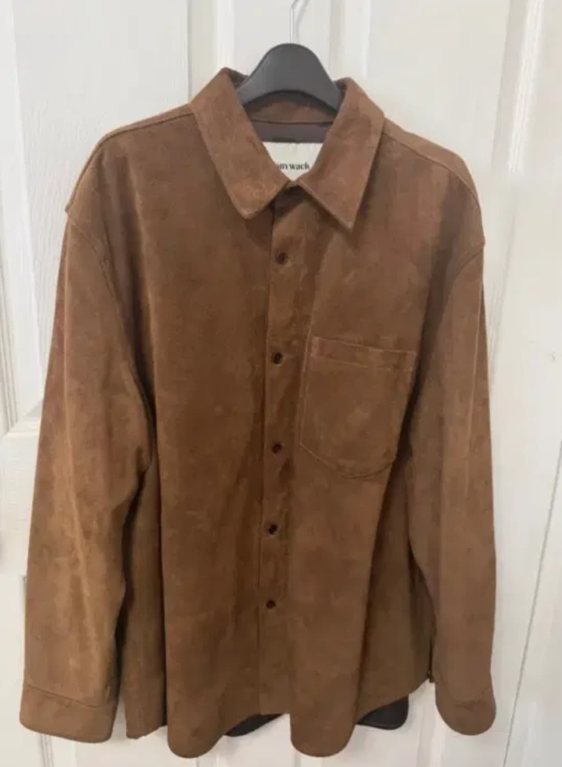 토니웩 24fw스웨이드 셔츠 카멜 L 상품이미지2