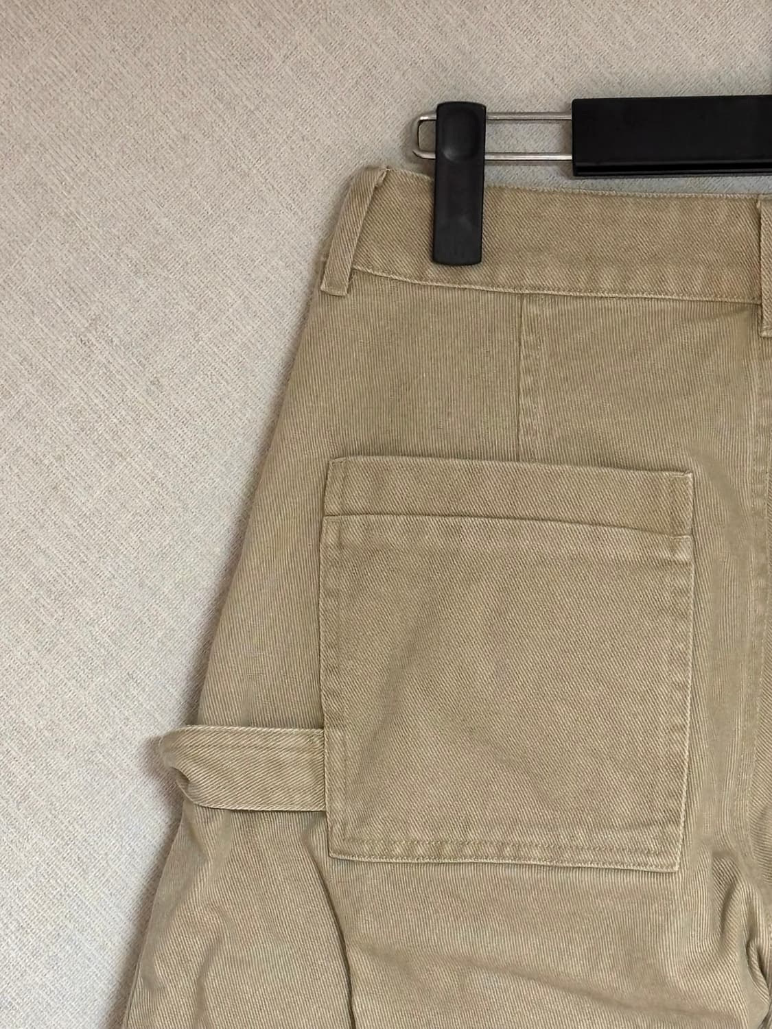 하네 - 커브드 킹크 카펜터 코튼 팬츠 상품이미지6