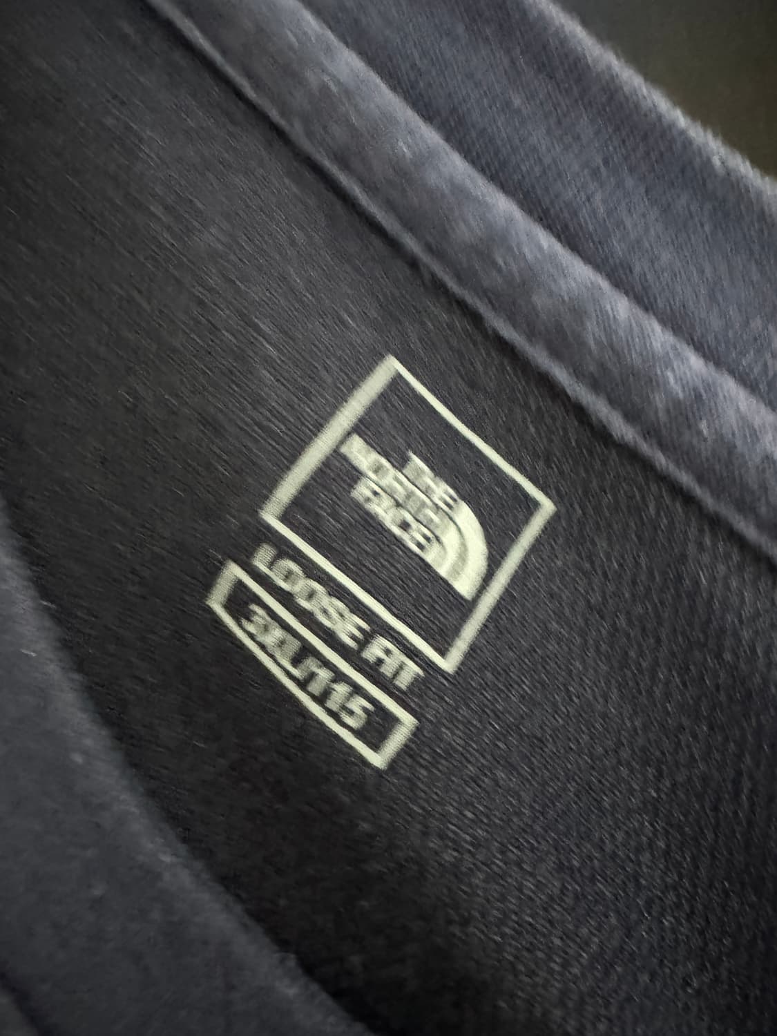 노스페이스 뒷 프린팅 하이렌드 반팔 티셔츠 XL ~ 2XL 네이비 상품이미지3