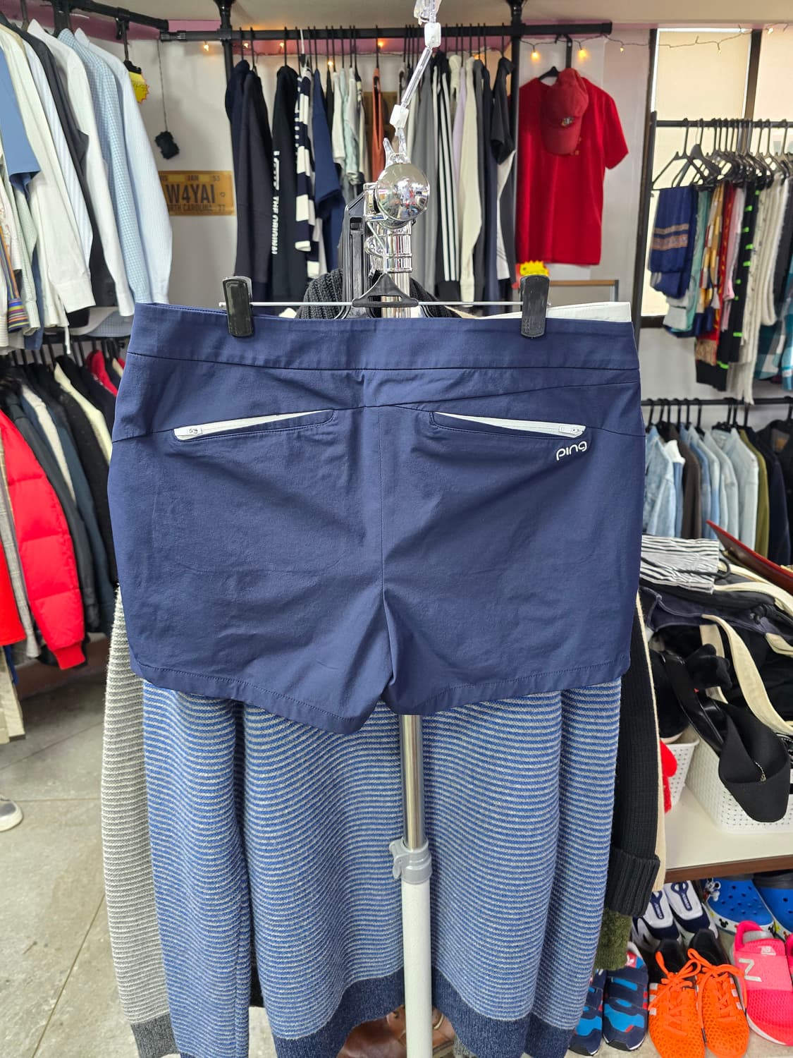 핑 골프 여성 네이비 반바지 (1374) 상품이미지2
