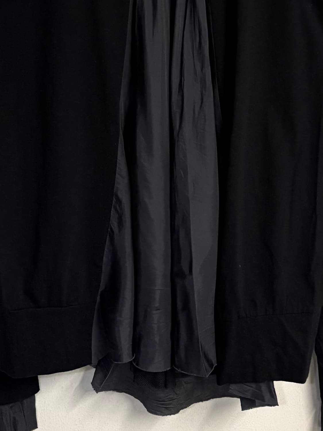 SACAI LUCK back pleats cardigan black 2  상품이미지7