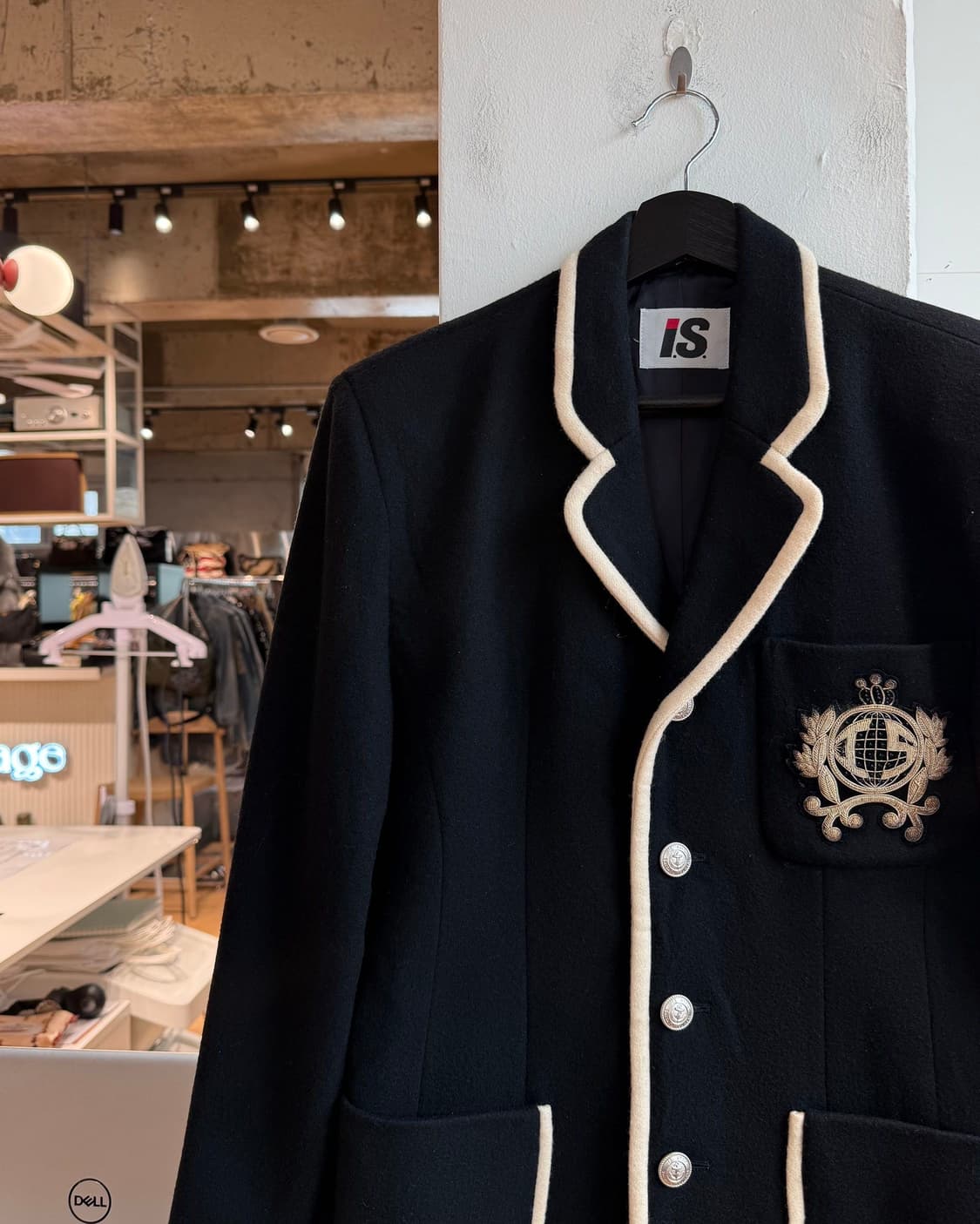 이세이미야케 80s 블랙 테일러드 블레이저 자켓 상품이미지4