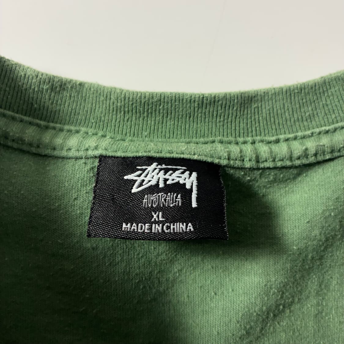 Stussy  스투시 월드투어 카키 반팔 티셔츠  상품이미지5