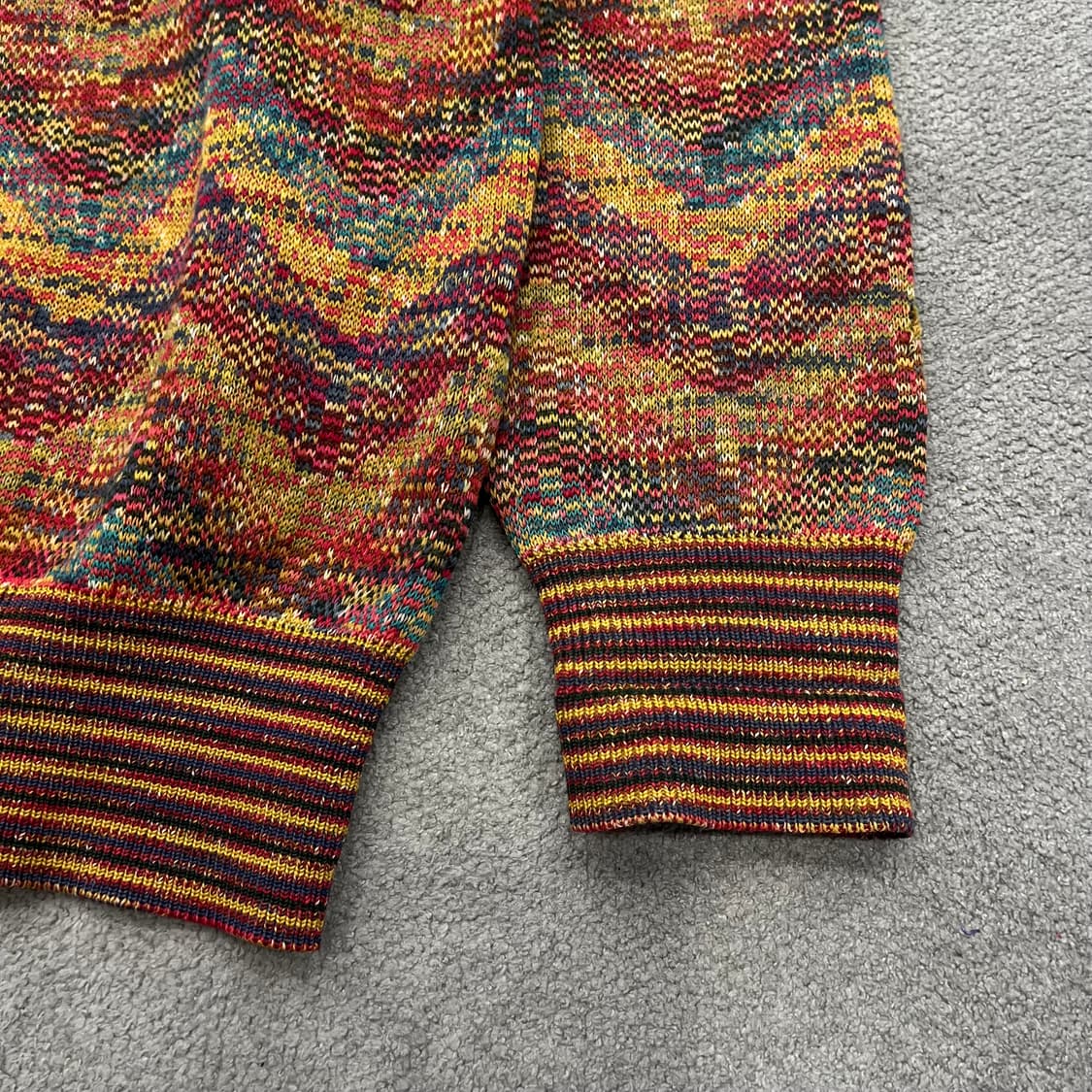 100 미쏘니 울 멀티컬러 패턴니트 상품이미지3