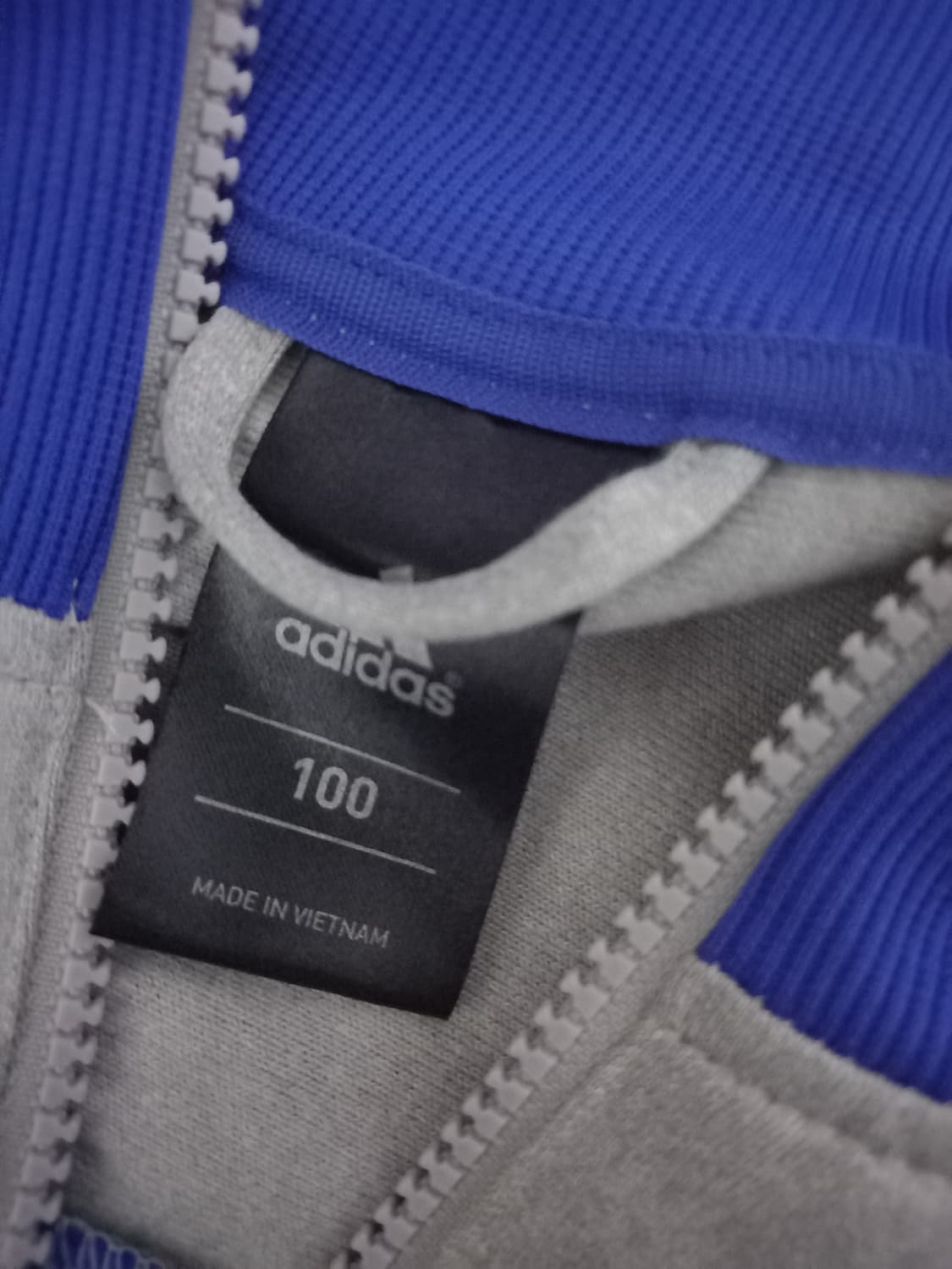 아디다스 첼시 그레이 블루 트랙탑 져지집업 100/L 상품이미지4