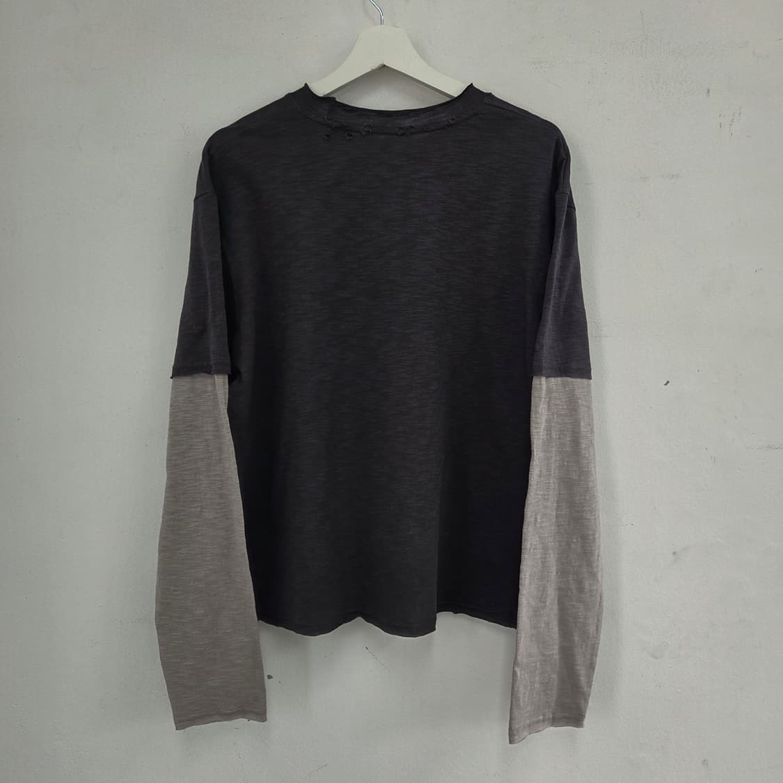 빈티지 워싱 레이어드 긴팔티셔츠 상품이미지5