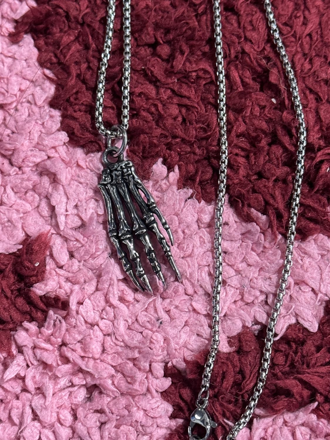 위캔더스 X 코인서울 SKELETON NECKLACE (SILVER) 상품이미지3