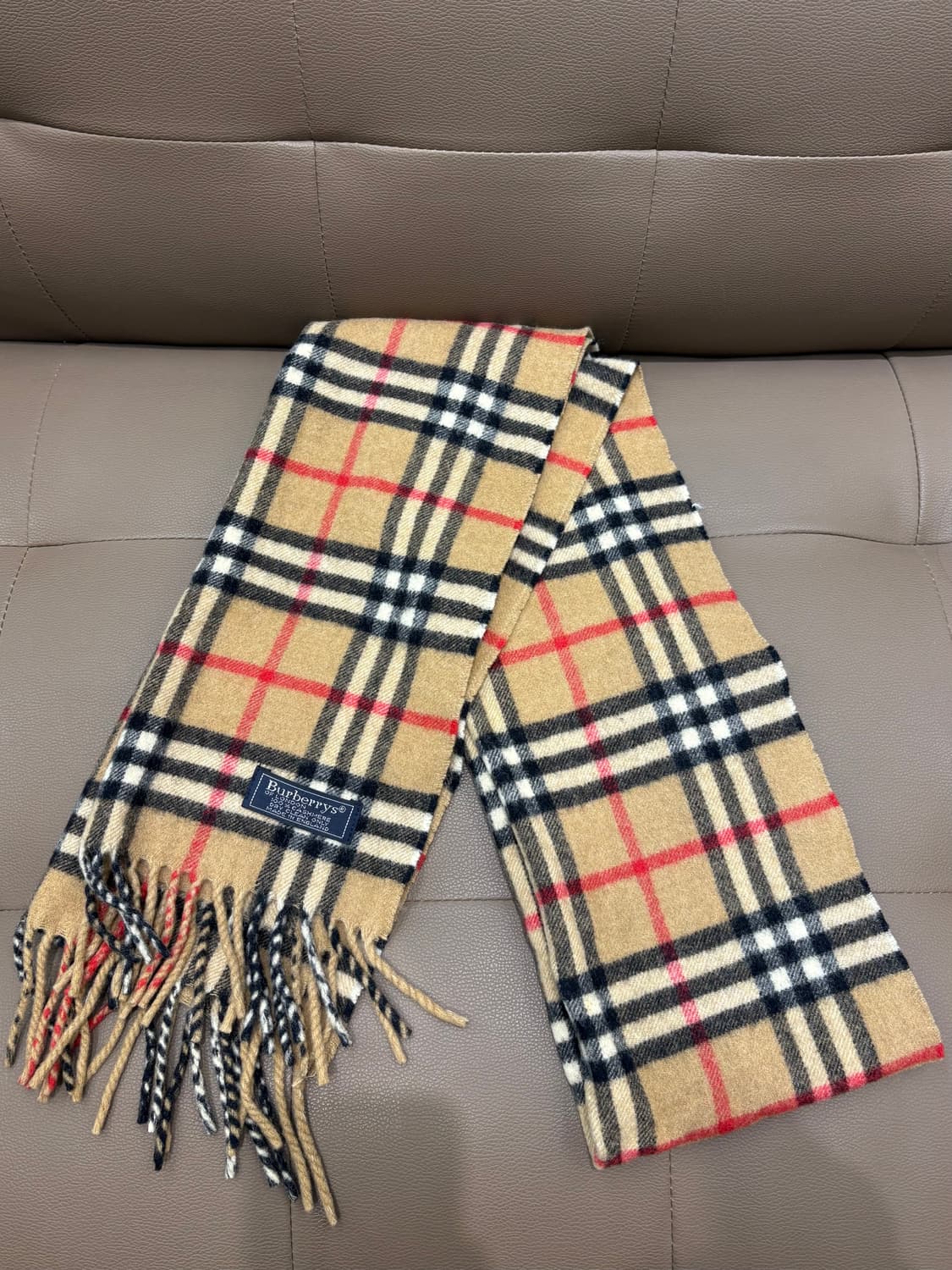 버버리 체크 머플러 상품이미지2