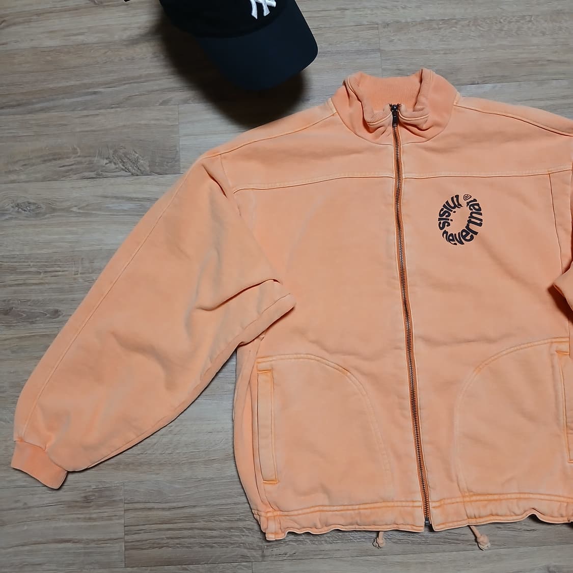 디스이즈네버댓 튼튼한 원단 오버사이즈 스웻자켓 상품이미지5