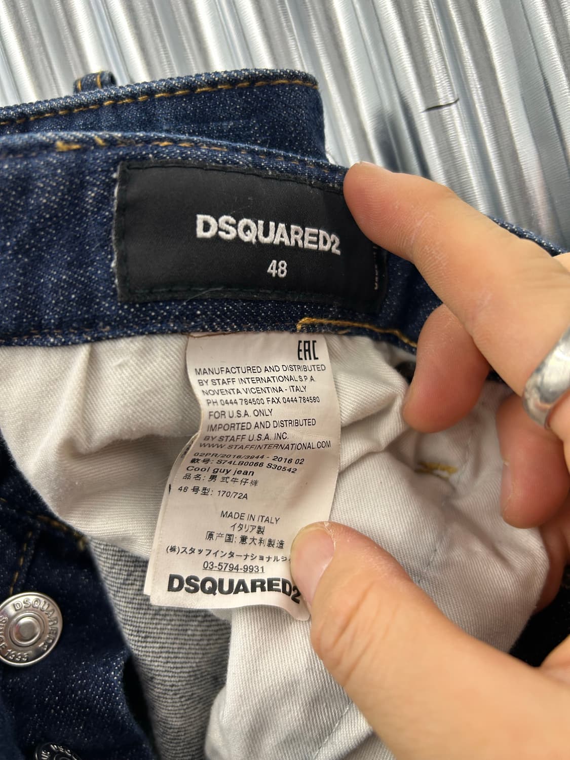 디스퀘어드2 청바지 데님 워싱진 상품이미지7