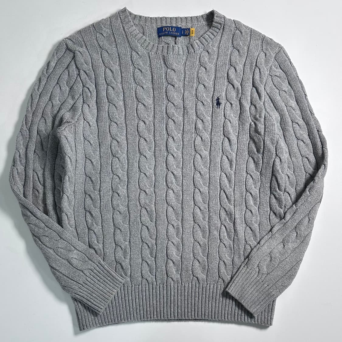 폴로 랄프로렌 그레이 케이블 니트  상품이미지1