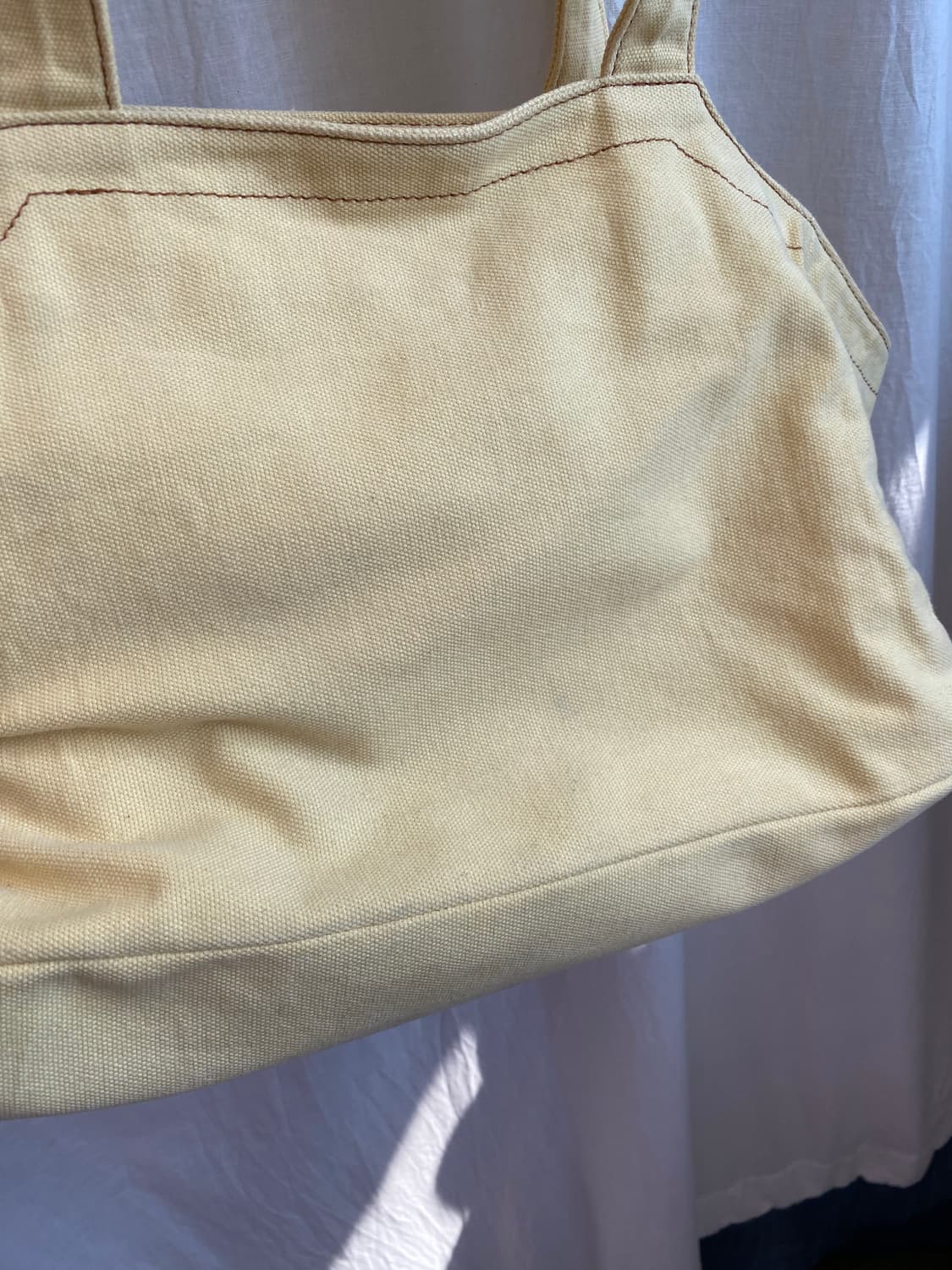 ajeu 아쥬 캔버스백 버터컬러 상품이미지4