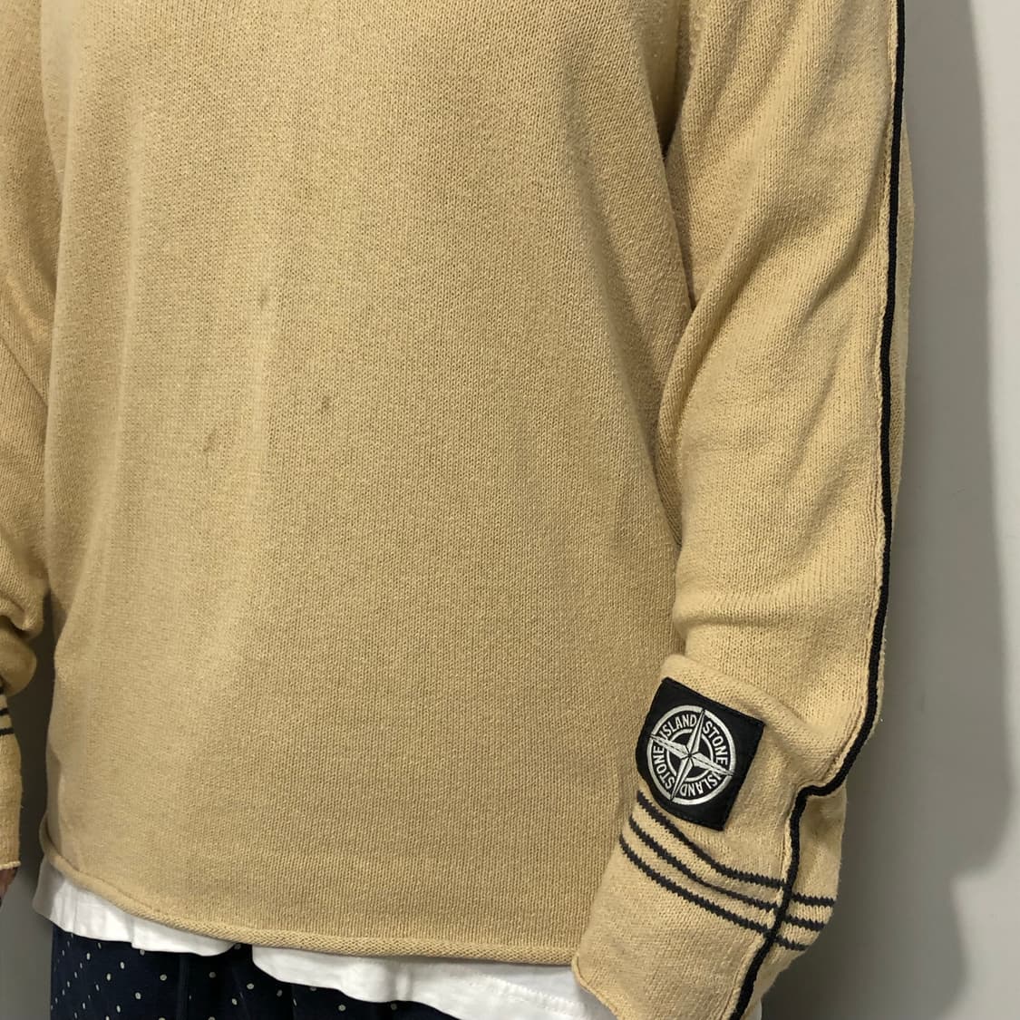 스톤아일랜드 90‘s 반집업 니트  상품이미지4