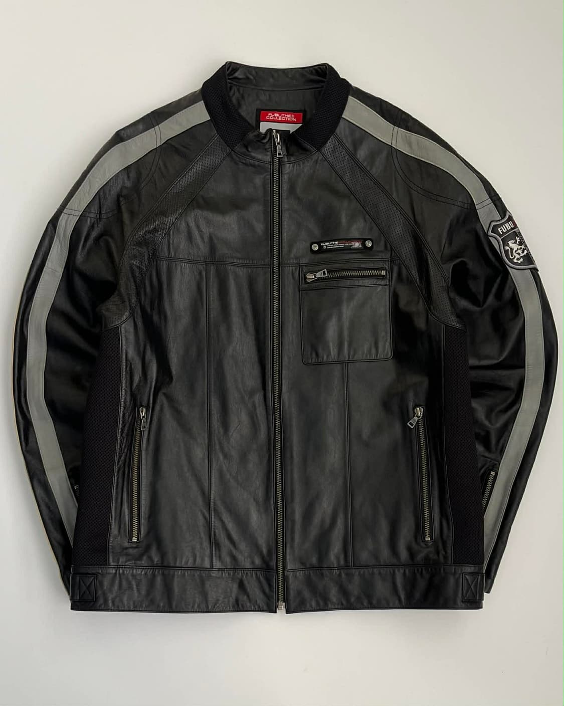[XL] 후부 vintage lambskin 레이싱 양가죽 자켓 상품이미지1