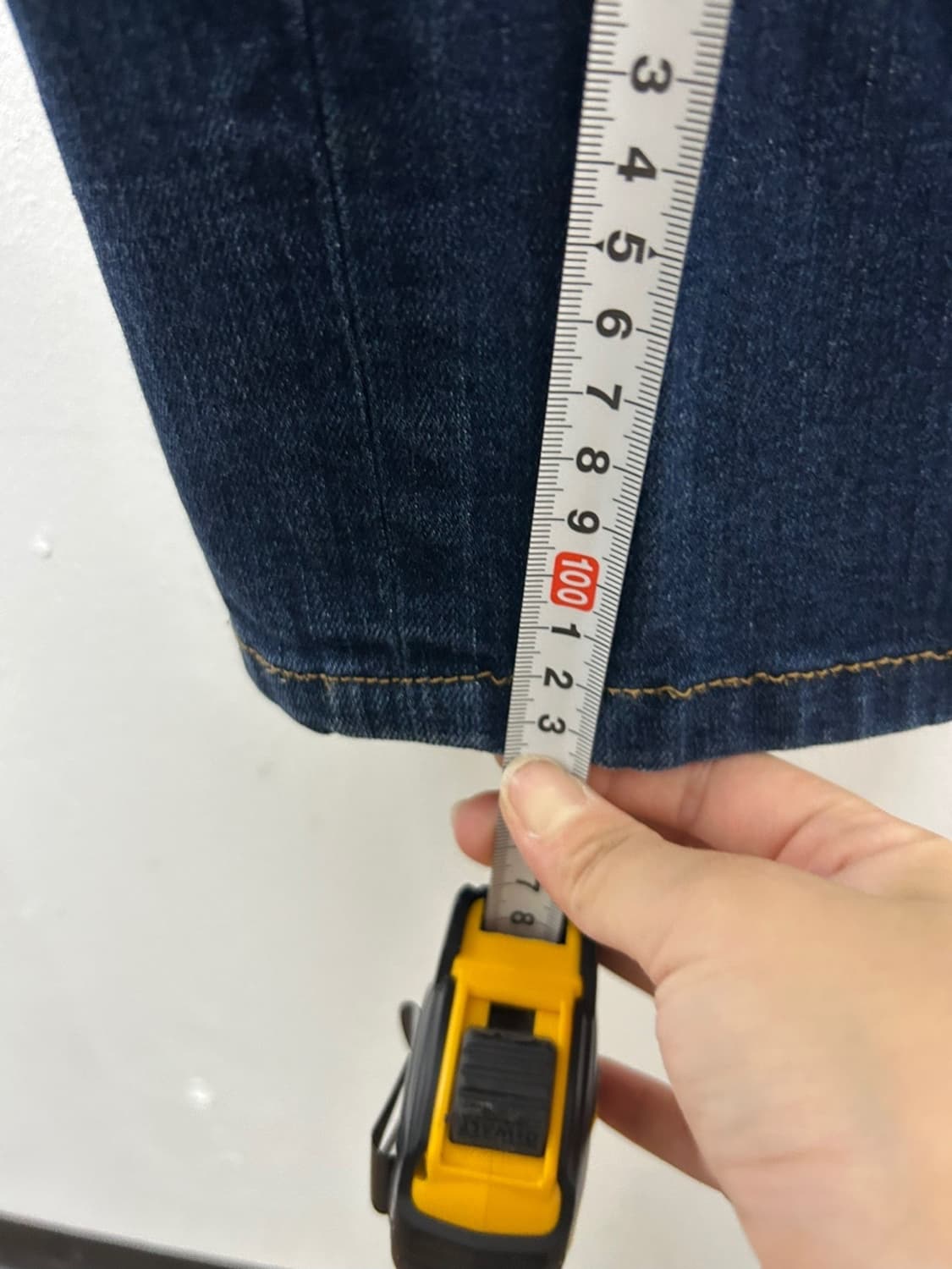 후부 남성 가죽패치 데님팬츠 38사이즈  상품이미지5