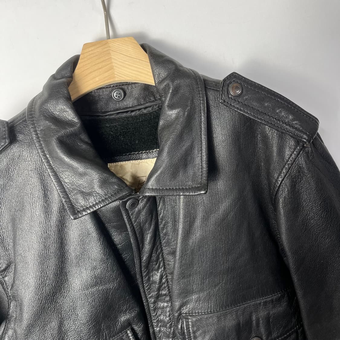 [ROBO Bahron Japan] 카우스킨 A-2 레더자켓 (내피o) 상품이미지2