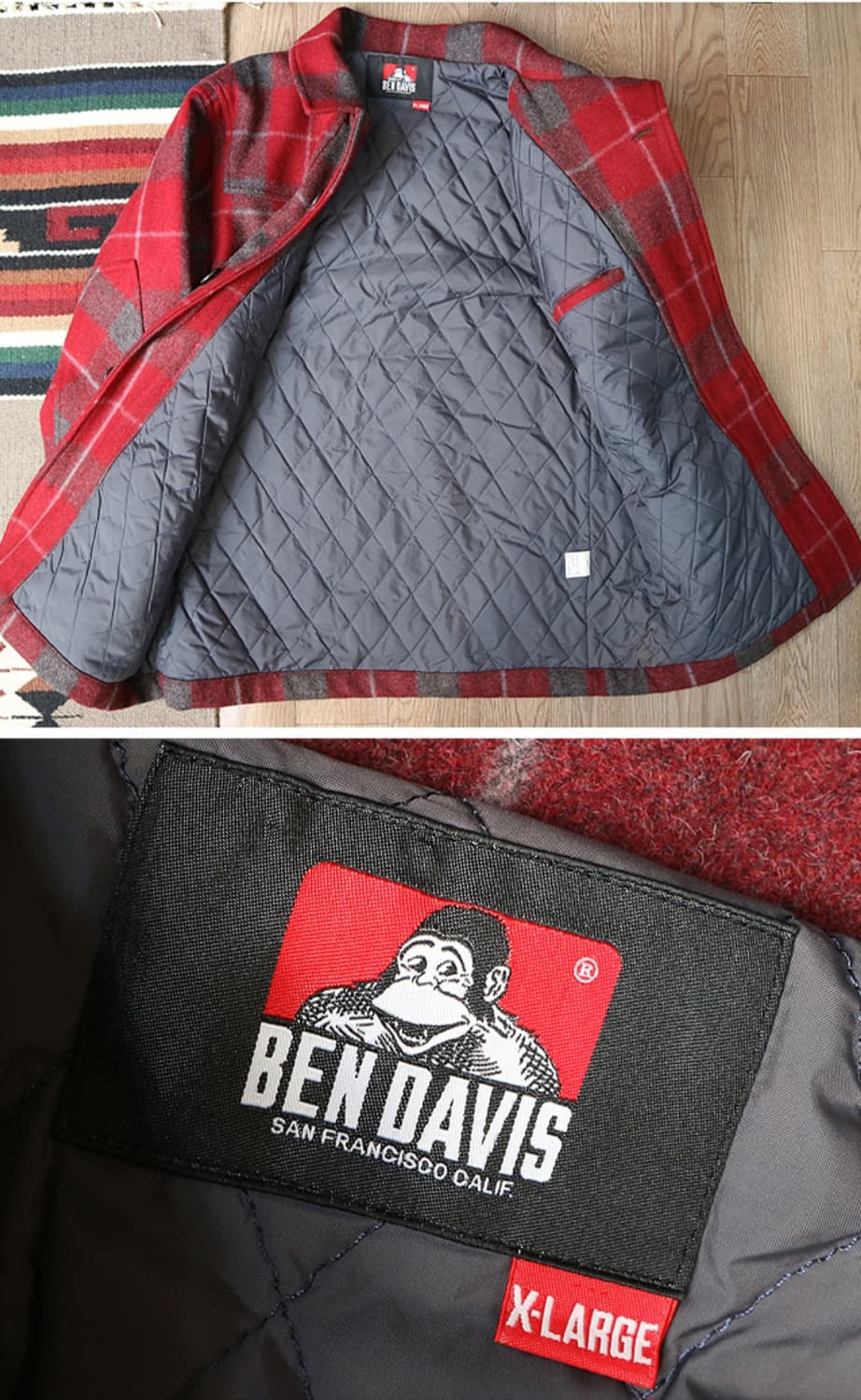 일본판 벤데이비스 울100% 튼튼한 메키노 크루즈자켓 필슨 처럼 튼튼함 상품이미지9