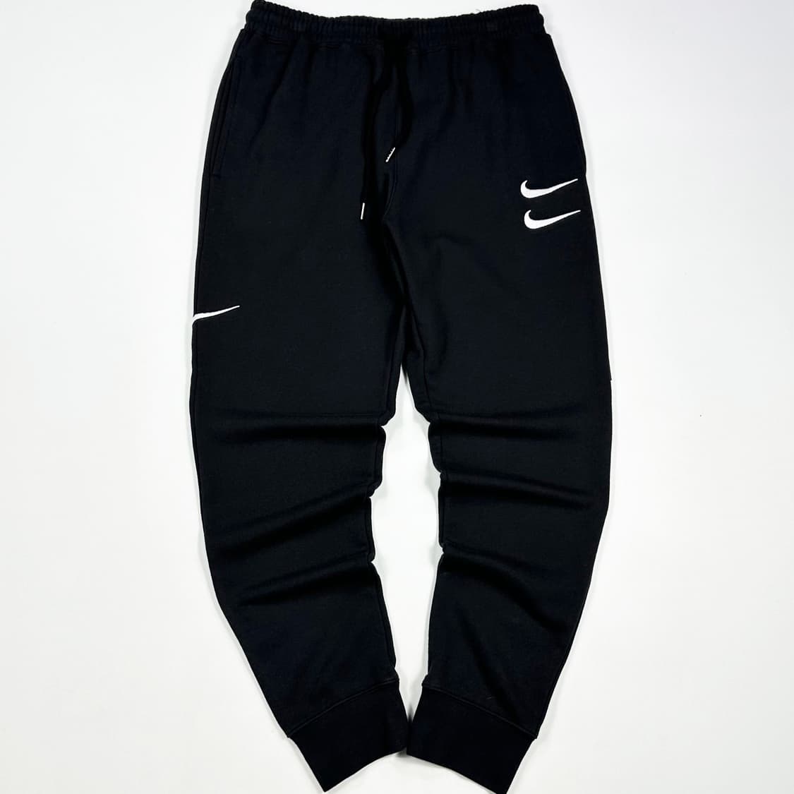 나이키 더블스우시 블랙 코튼 조거팬츠 (XL) 상품이미지3