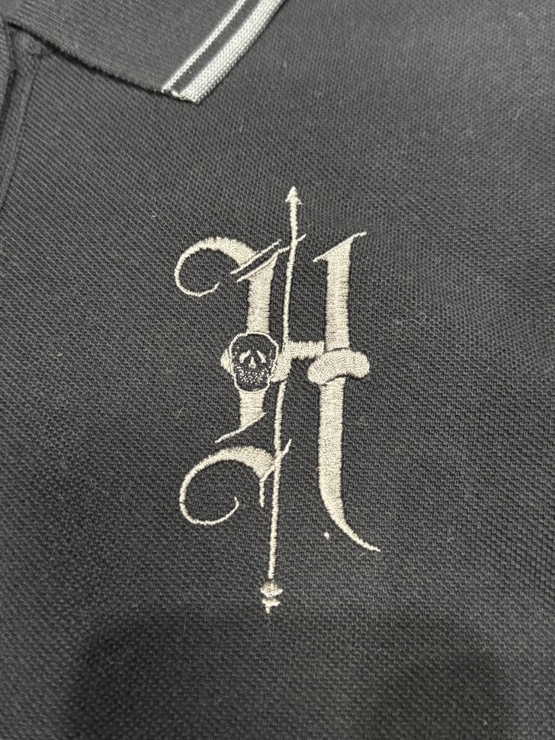 히스테릭 글래머 아카이브 런던 히스걸 해골 폴로티 카라티 반팔티셔츠 상품이미지3